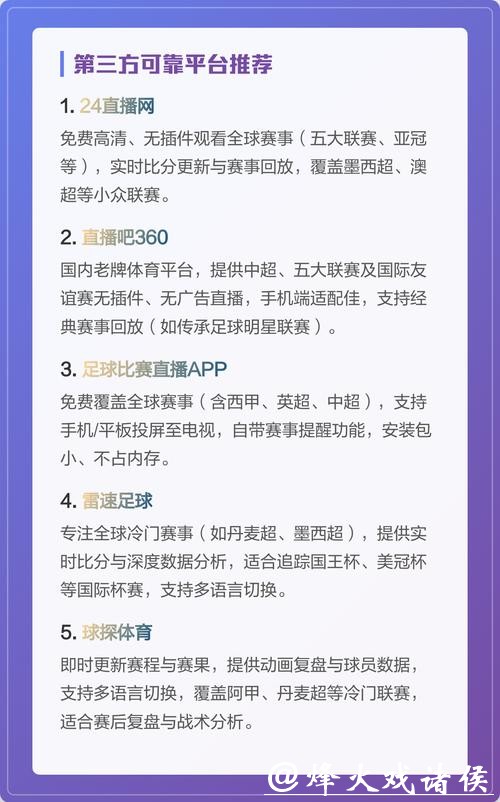 世界杯直播平台对比，选择最适合你的